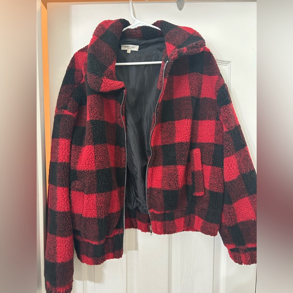 Urban Outfitters Sweet Lovely by Jen Fleece jacket- Size M/L